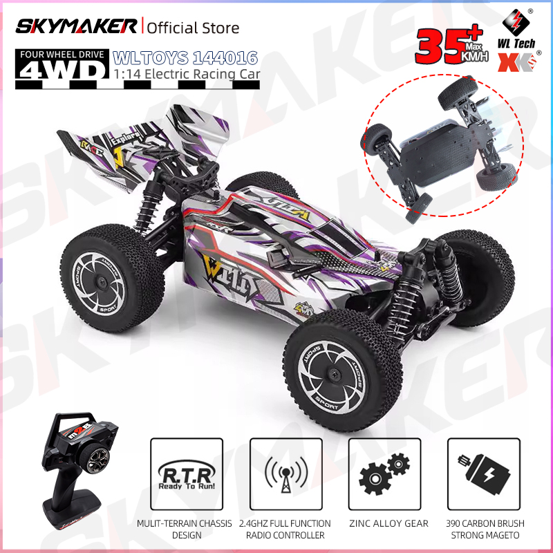 Rc Hobby Grade Cars - Auto RC WLtoys 1/14 144016 2.4G