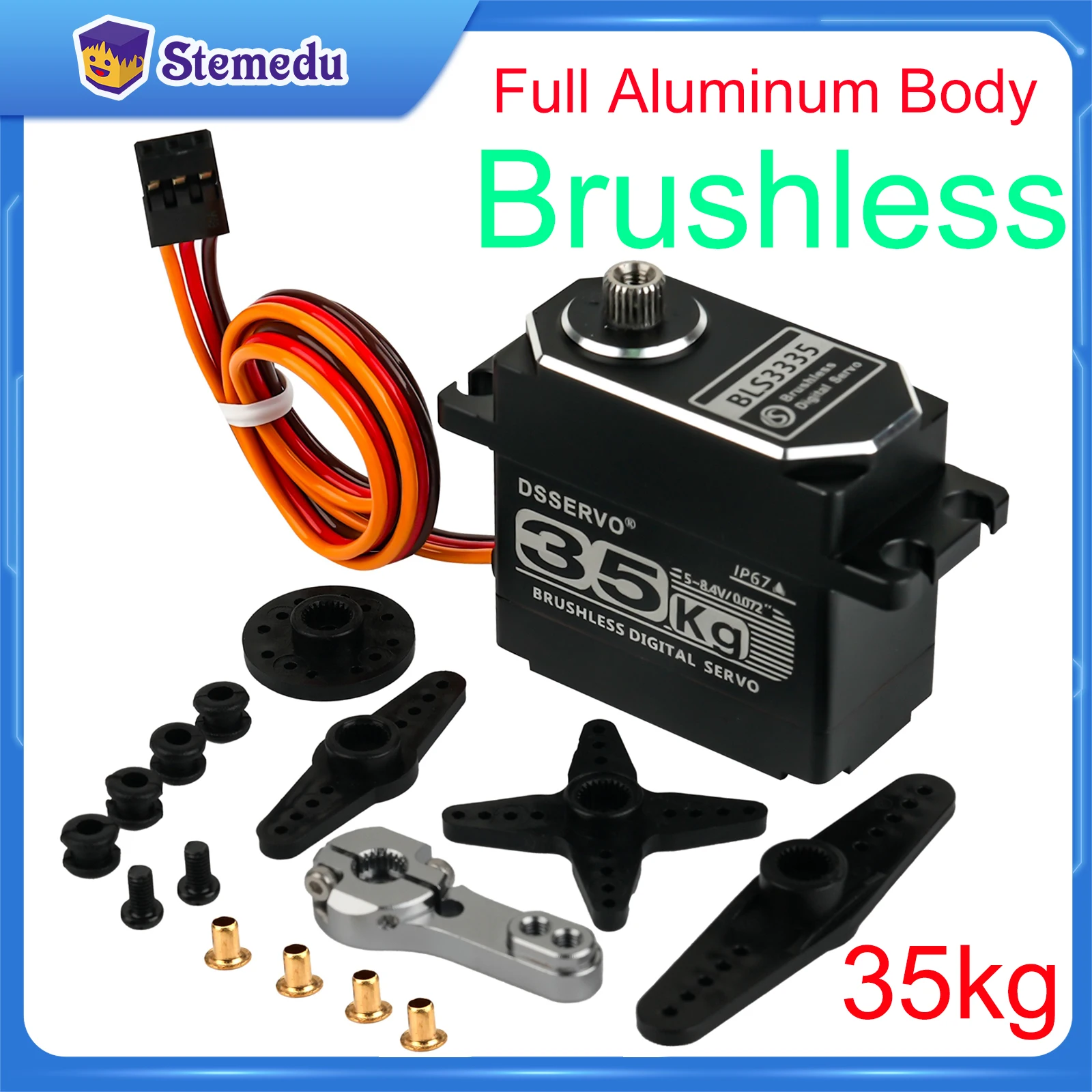 Rc Hobby Tools - 35KG BLS3335 Servomotore digitale ad alta