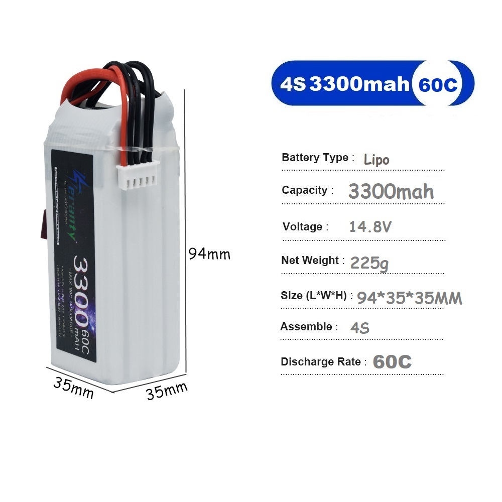 Batteria ricaricabile LiPo 4S  - Lipo Battery 4S recensione e prezzo