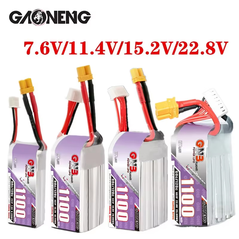 GNB 1100mAh 2S 3S 4S 6S 60C/12 - Lipo Battery 4S recensione e prezzo