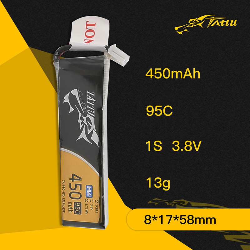 3 pezzi NUOVO TATTU 450/500/55 - Lipo Battery 4S recensione e prezzo