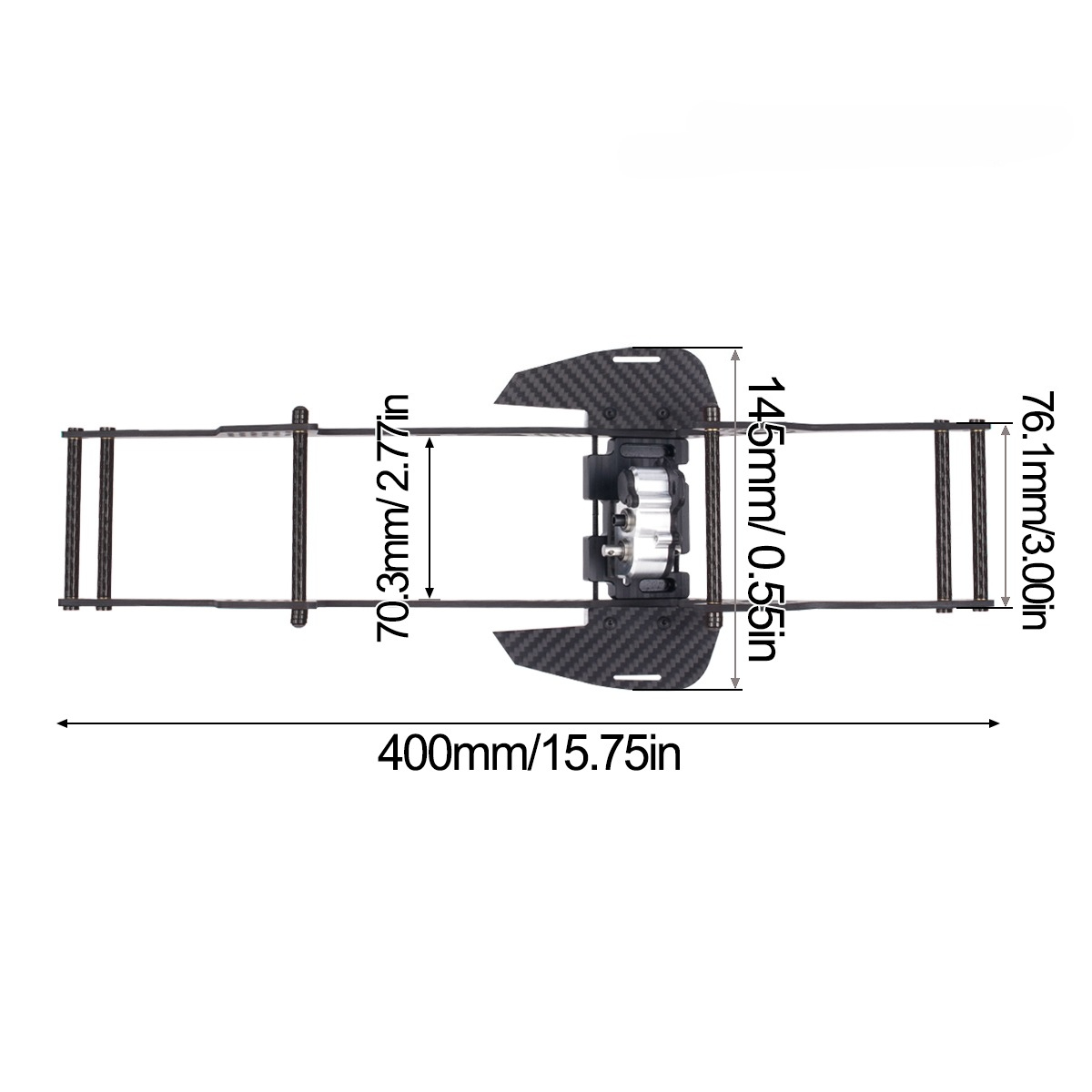 Kit telaio LCG per 1/10 RC Cra - Rc Hobby Center recensione e prezzo